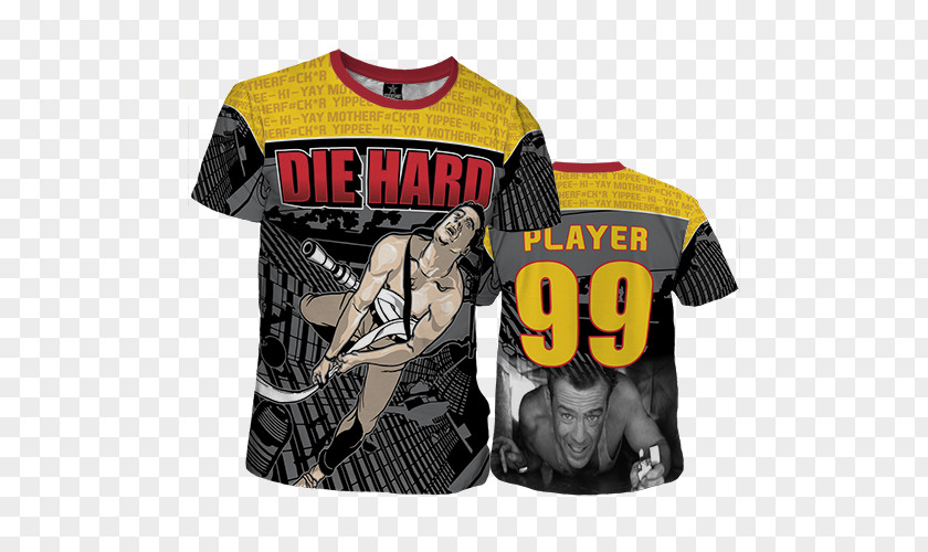 Die Hard T-shirt Outerwear ユニフォーム Sleeve Font PNG
