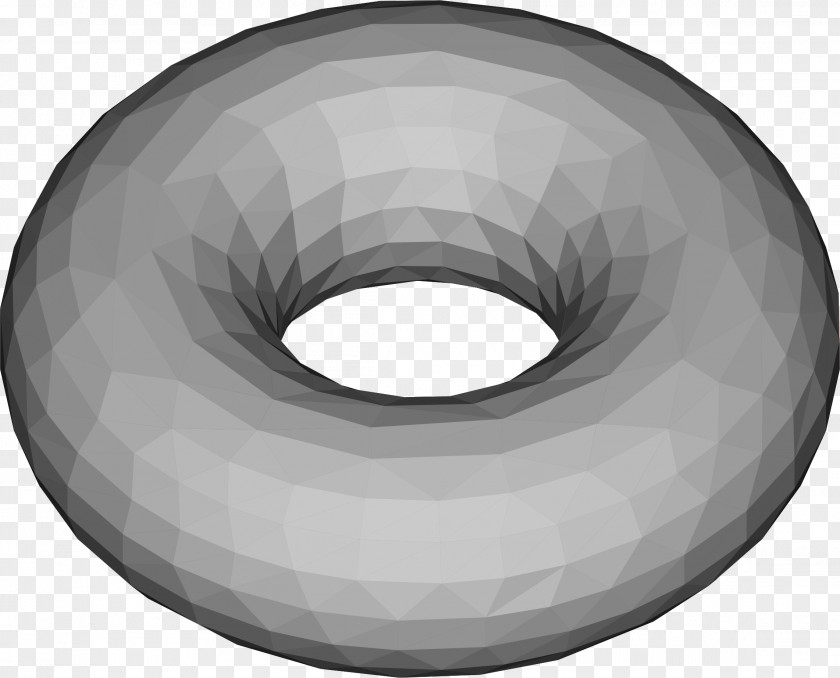 Donut Torus Three-dimensional Space Rotation Circle Clip Art PNG