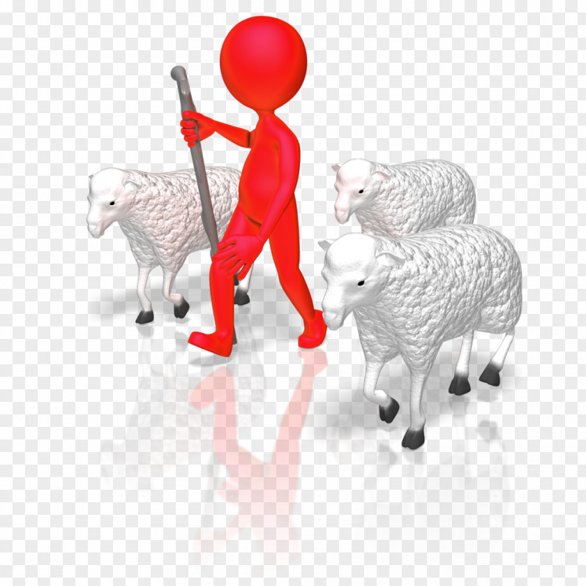 Figure Stick Animation Herder Presentation Sheep PNG