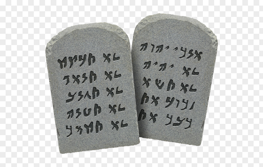 Judaism Hebrew Bible Tablets Of Stone Ten Commandments PNG