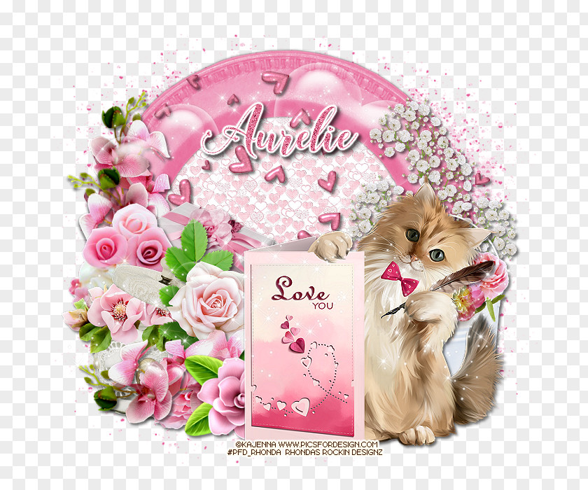 Puppy Love Cut Flowers Floral Design PNG