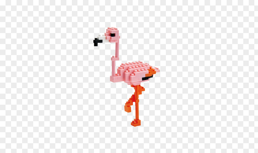 Toy Nanoblock NB‐021 Titanic Mini Series Flamand Rose Kawada Block Greater Flamingo PNG