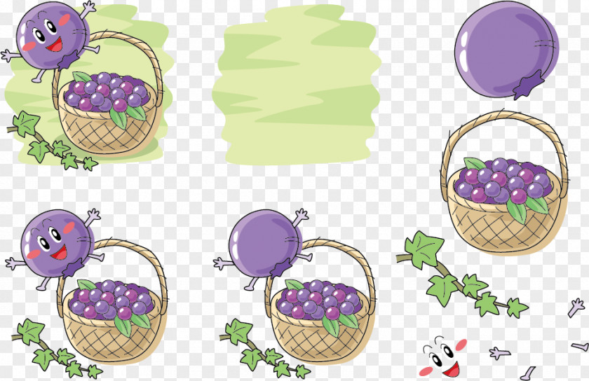 A Basket Of Blueberries Expression Vector Blueberry Fruit Illustration PNG