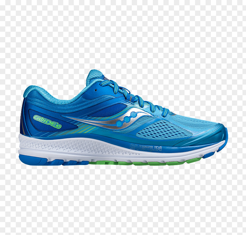 Aqua Blue Shoes For Women Sports Saucony Women's Guide 10 ISO PNG