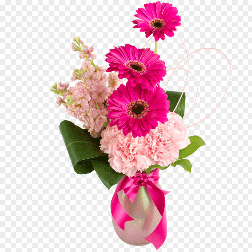 Bright Bouquet Transvaal Daisy Karin's Florist Flower Floral Design Cut Flowers PNG