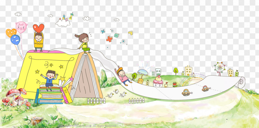 Child Page Elements South Korea Web Template Design Illustration PNG