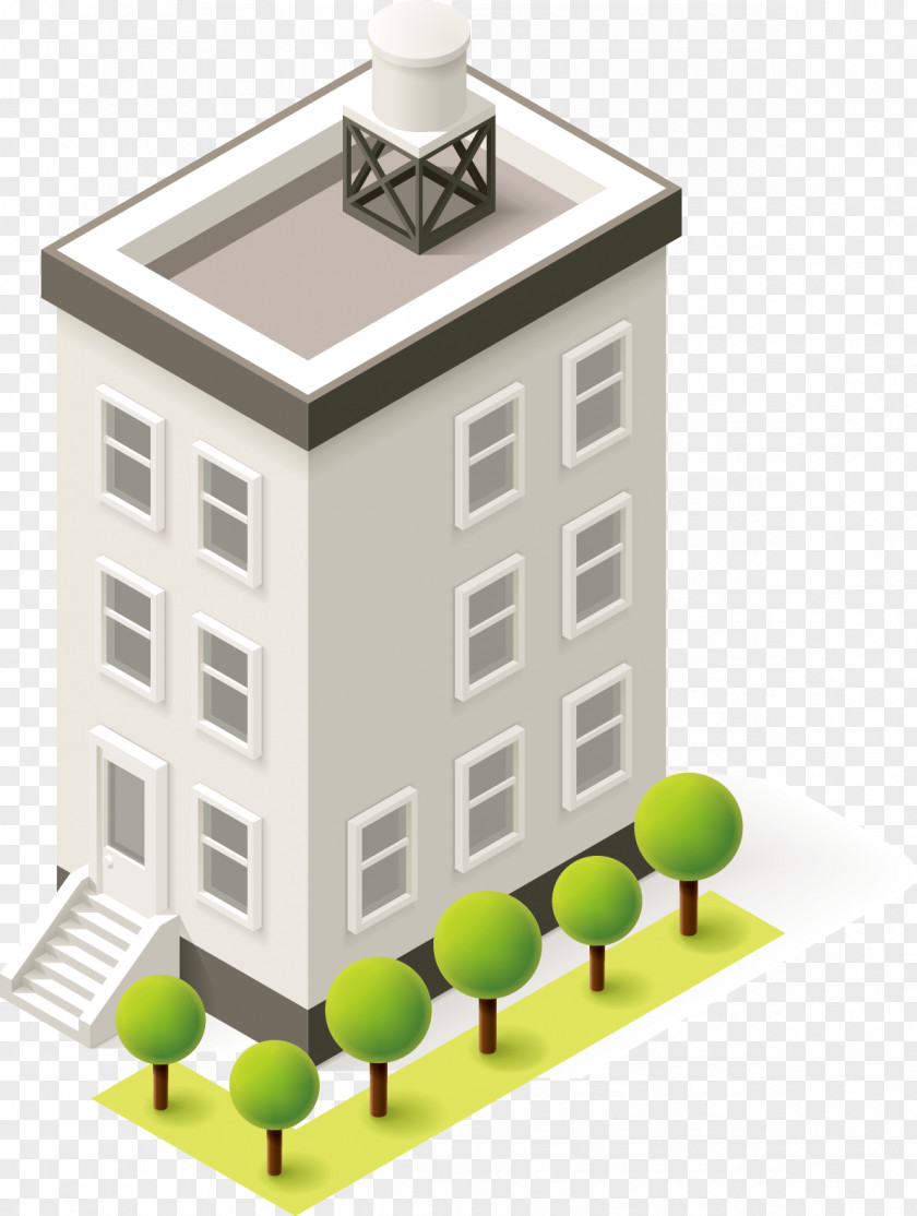 White House Decoration Vector Material Building PNG