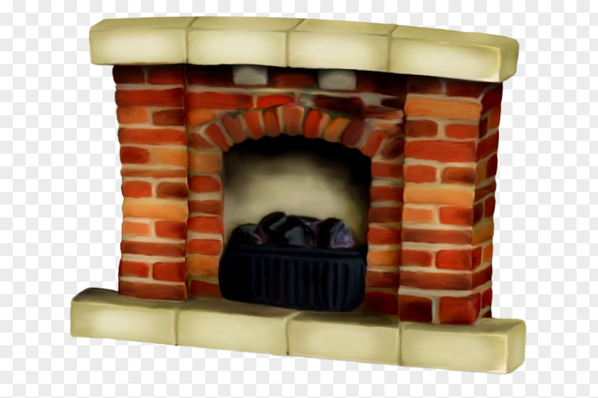 Woodburning Stove Architecture Christmas Santa Claus PNG