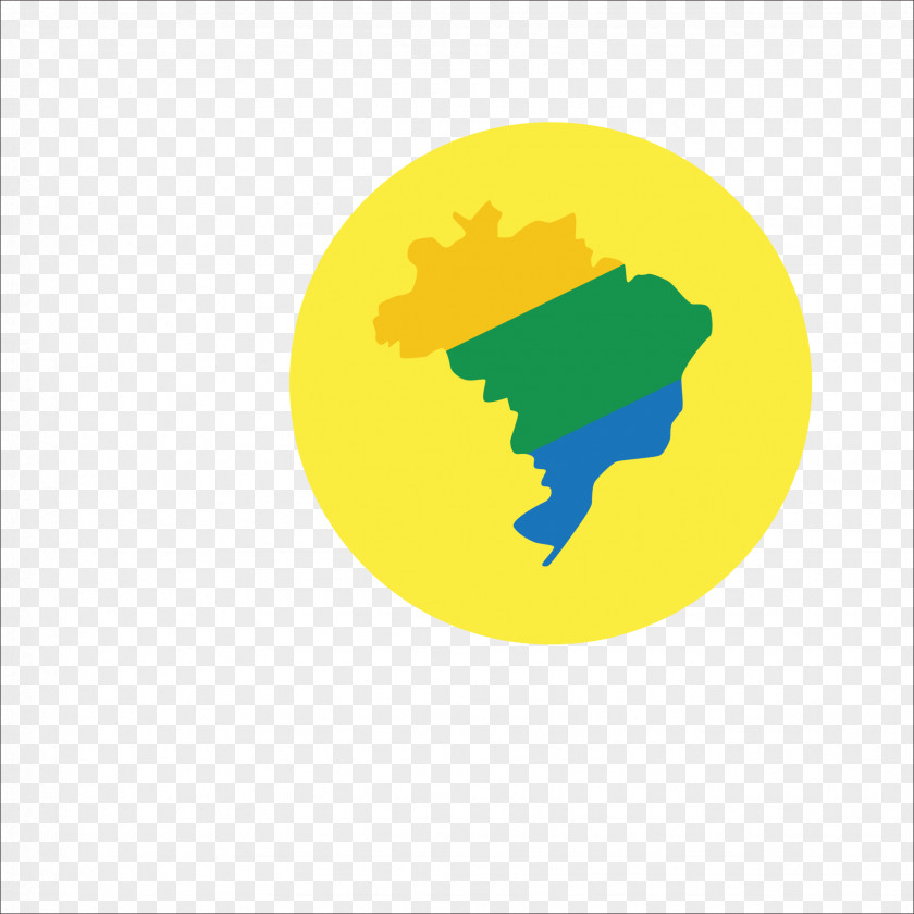 Brazil Map Icon PNG