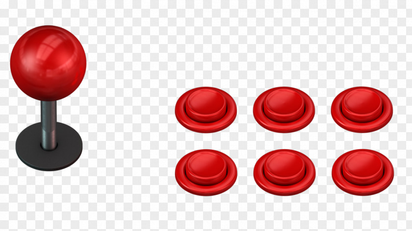 Joystick Turbo Arcade Controller Game PNG