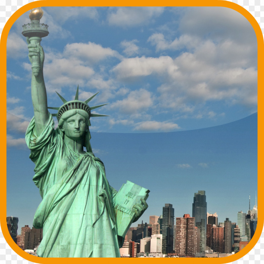Statue Of Liberty Ellis Island Monument Desktop Wallpaper PNG
