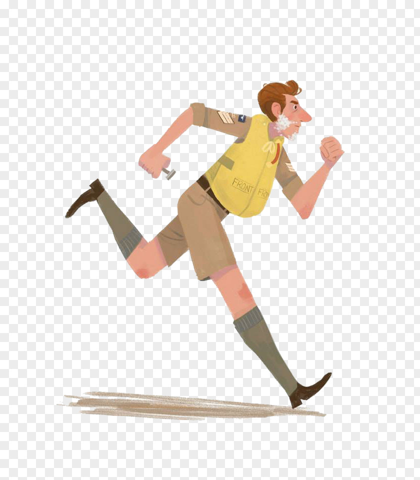The Running Man Cartoon Download Illustration PNG