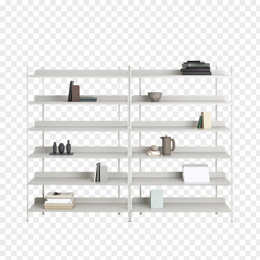 Bookcase Table Muuto Shelf Furniture PNG