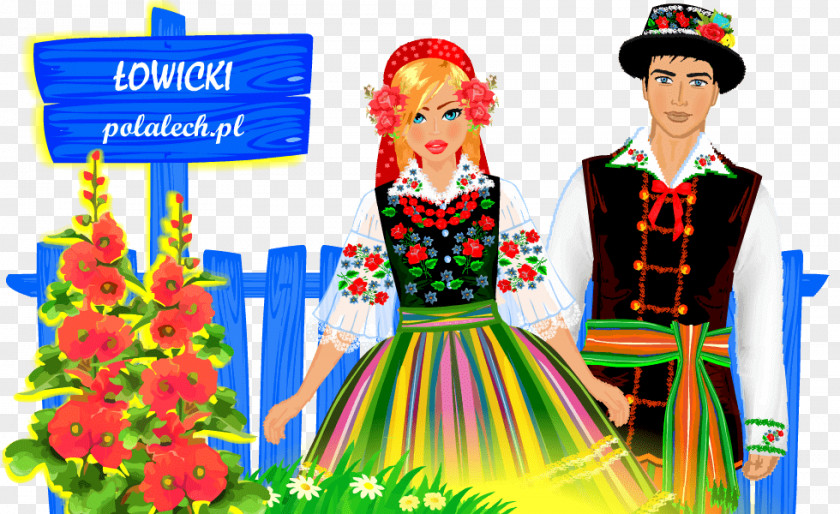 Buty Łowicz Strój łowicki National Costumes Of Poland Mazovia Folk Costume PNG