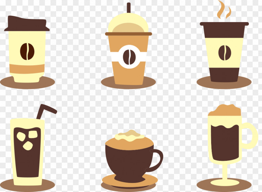 Coffee Tea Hot Drinks Cup Cafxe9 Au Lait Milk PNG