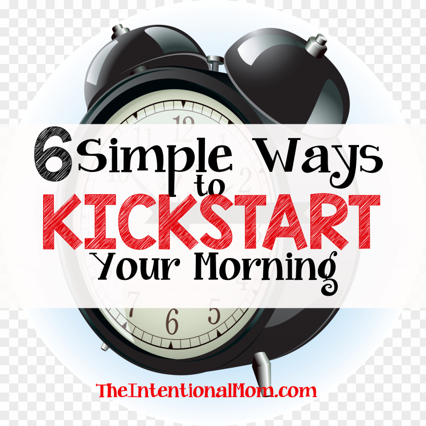Kick Start Your Day Alarm Clocks Kale Cafe Brand Dog Logo PNG