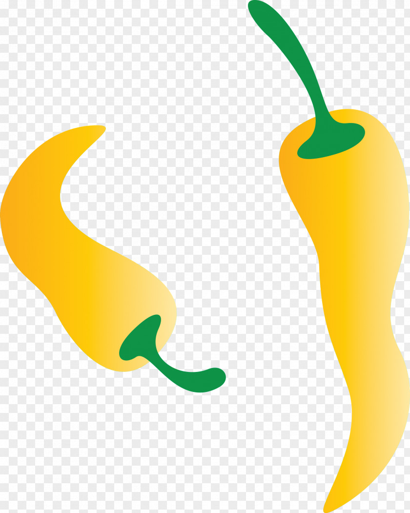 Peppers Bell Pepper Yellow Chili Line PNG