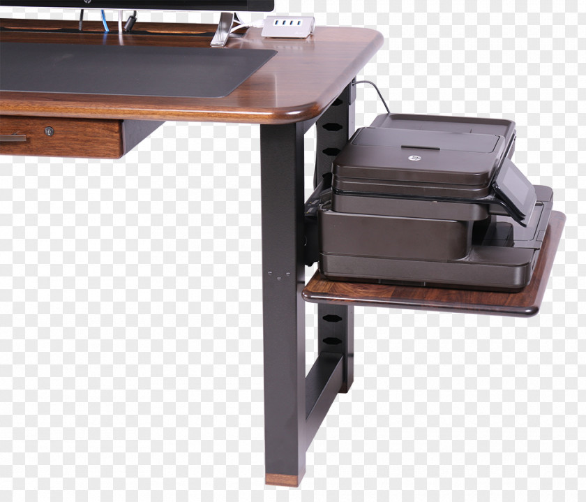 Table Computer Desk Standing Writing Hutch PNG