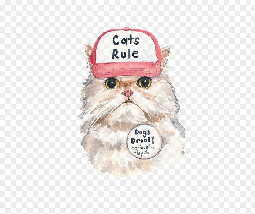 Watercolor Cat PNG cat clipart PNG
