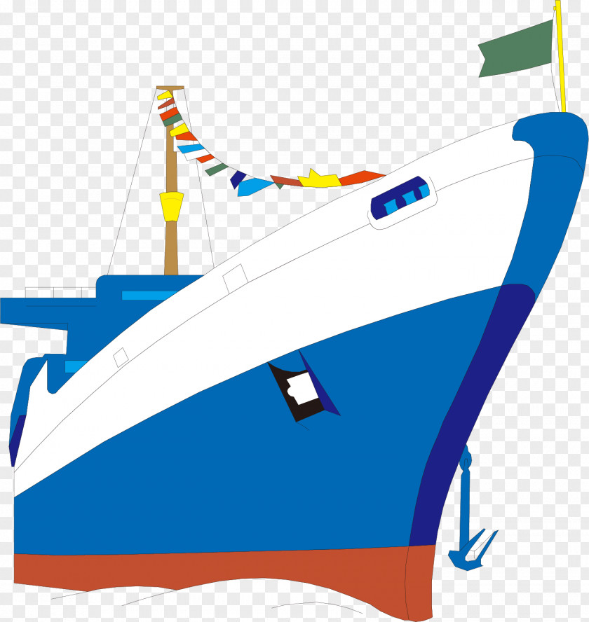 Cartoon Motorboat Material Animation Cruise Ship Boat PNG
