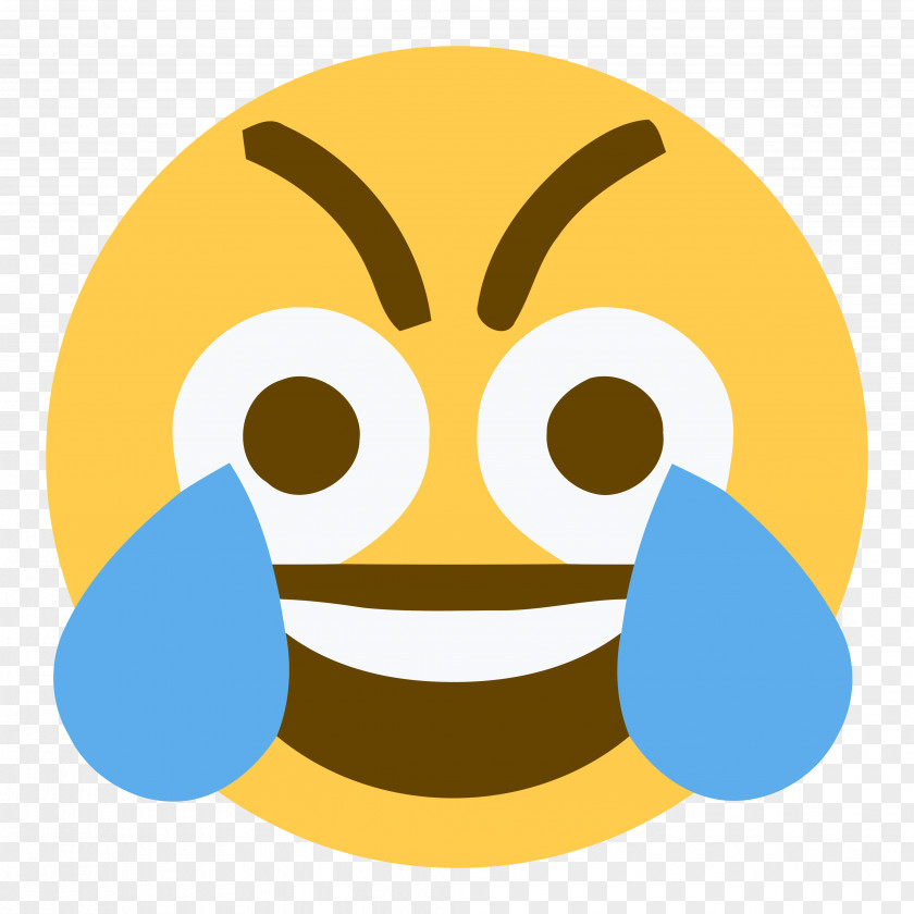 Emoji Face With Tears Of Joy Discord Social Media Emoticon PNG