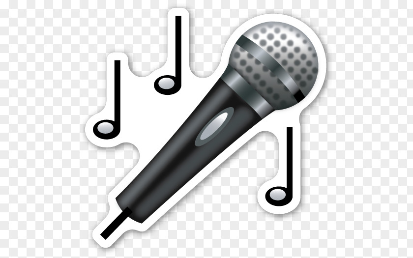 Mic Microphone Emojipedia Sticker PNG