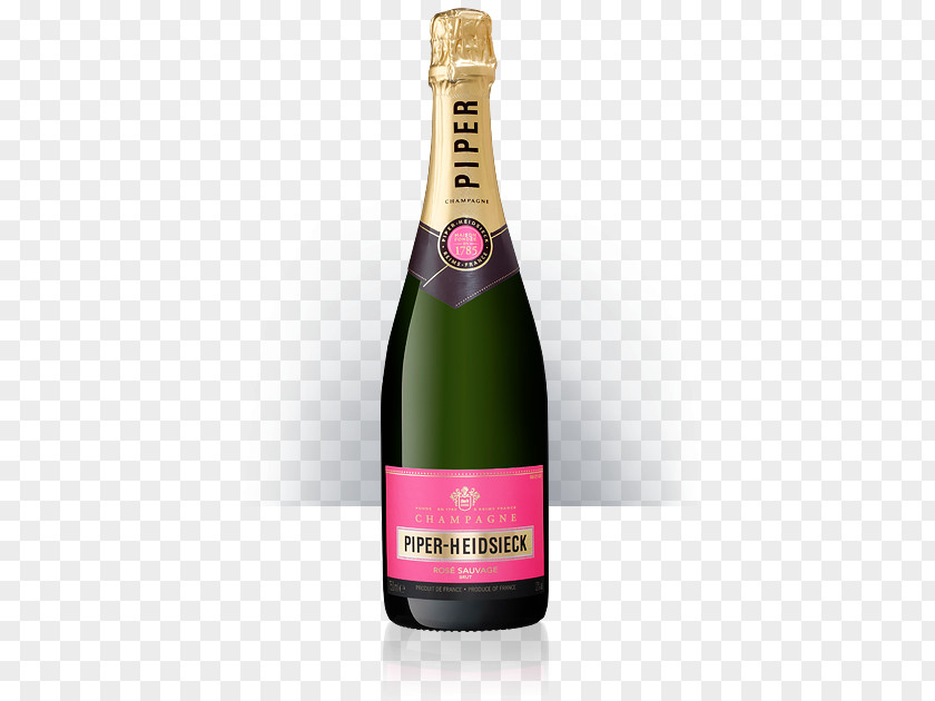 Champagne Rosé Sparkling Wine Piper-Heidsieck PNG