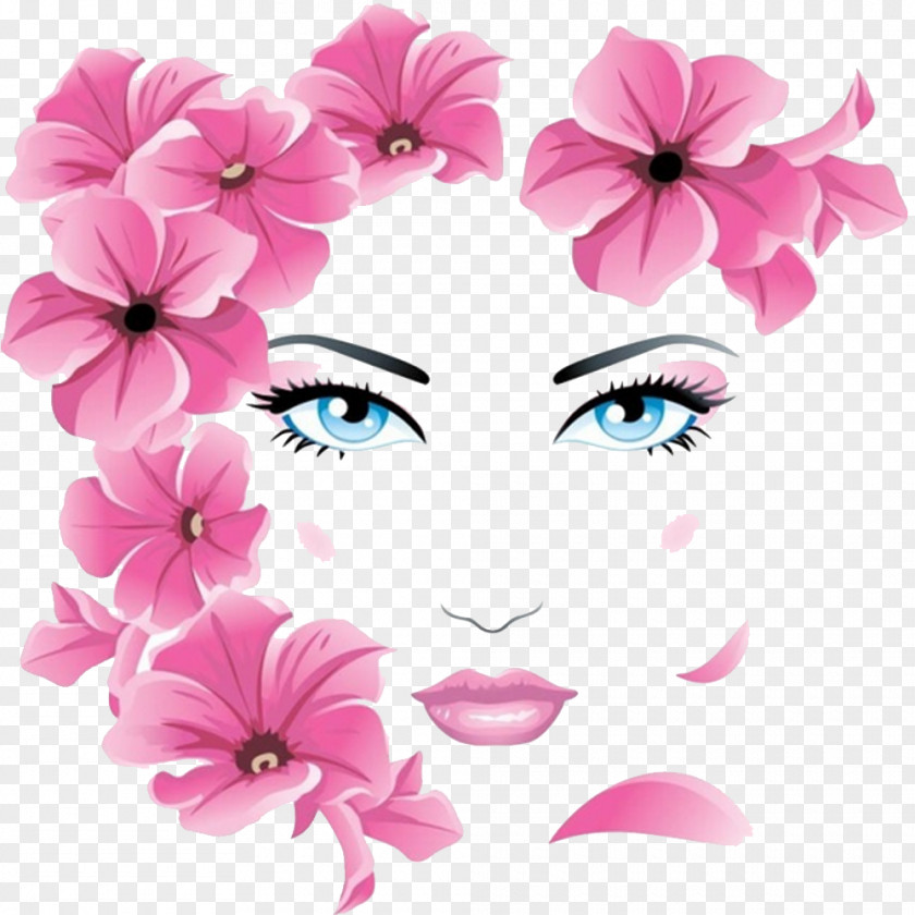 Flower Girls Face Embroidery & Cross-stitch A New Look For Needlework: And PNG