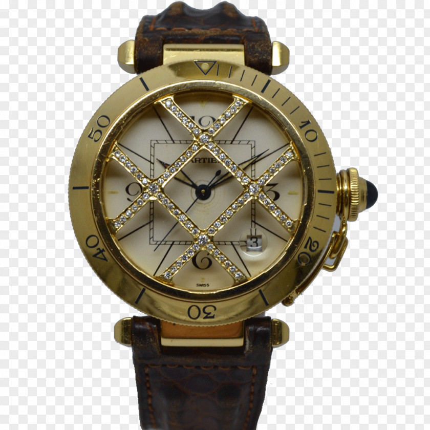 Gold Watch Strap Cartier Grill PNG