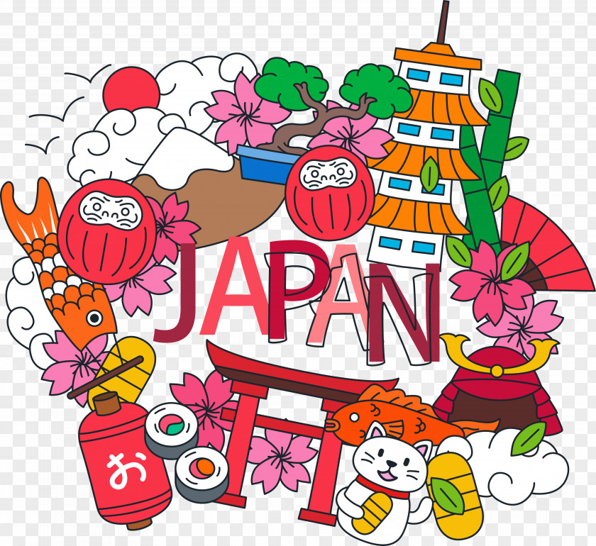 Japan Vector Illustration PNG