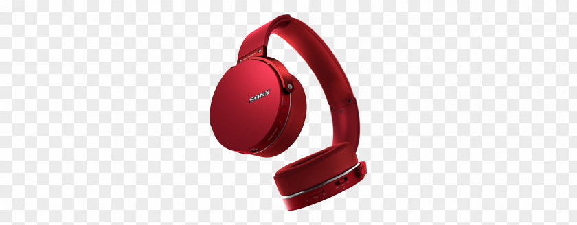 Red Headphones Microphone Sony Wireless Bluetooth PNG