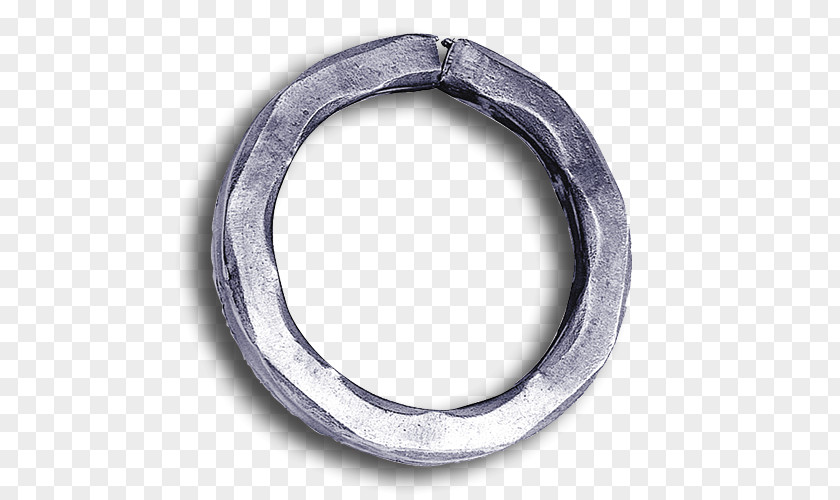 Solid Ring Silver Circle PNG
