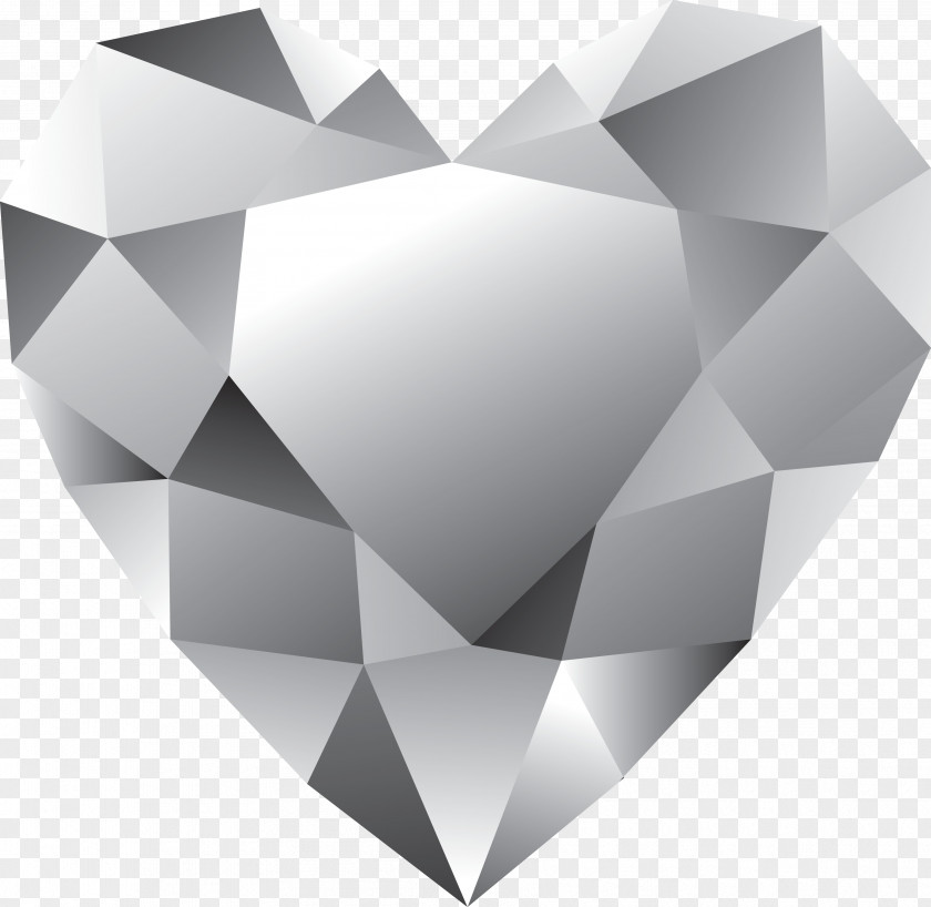 Colorful Geometric Crystal Diamond Clip Art PNG