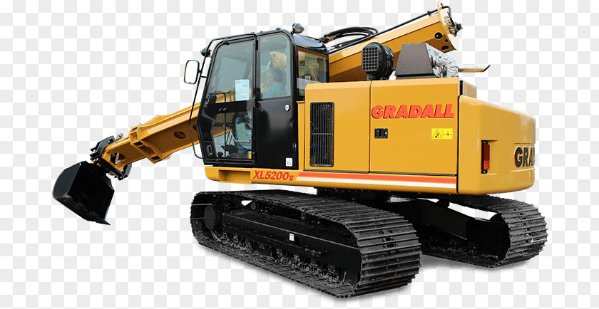 Crawler Excavator Bulldozer Machine Gradall Industries Inc Terex PNG
