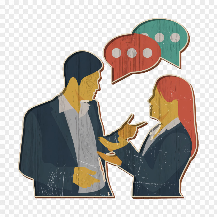 Gesture Fictional Character Conversation Icon Human Resources PNG