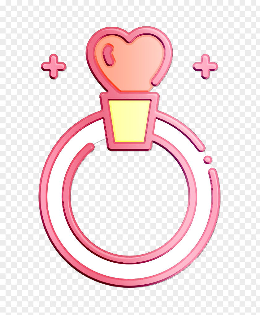 Heart Pink Icon Love Marriage PNG