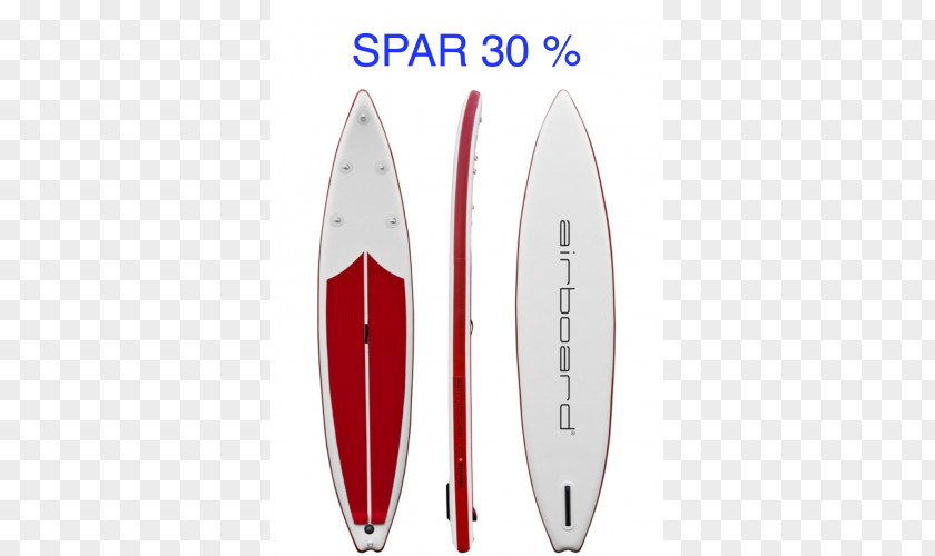 Shark Surfboard White Red PNG