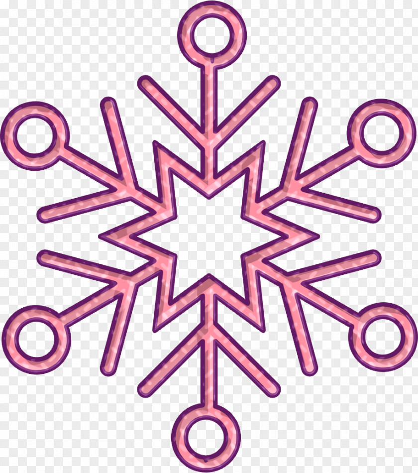 Snowflakes Icon Frost Shapes PNG