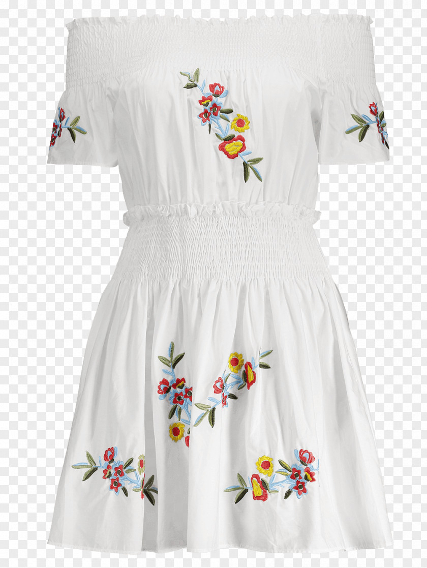 Embroidered Cloth Dress Shoulder T-shirt Sleeve Embroidery PNG