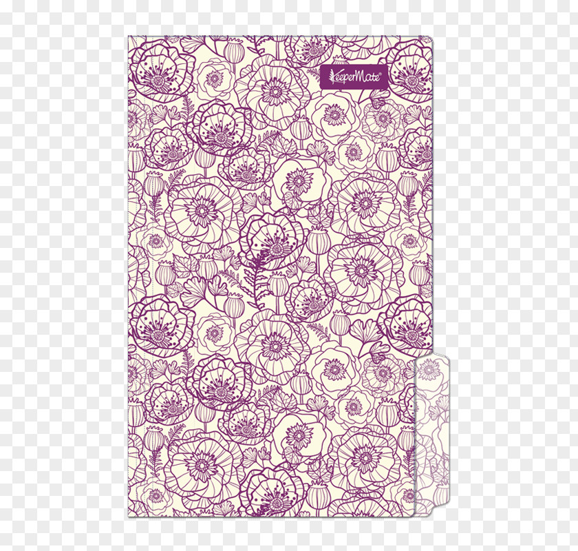 Flores Moradas Plastic File Folders Delicate Purple PNG