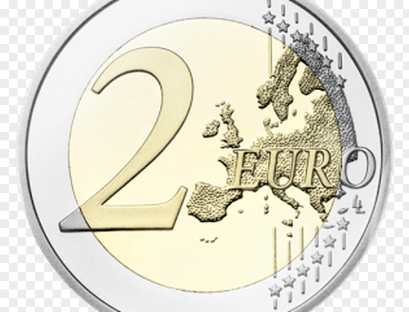 France 2 Euro Coin Commemorative Coins PNG