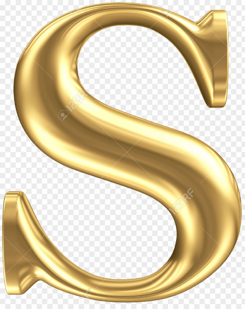 Gold Letter English Alphabet Stock Photography PNG
