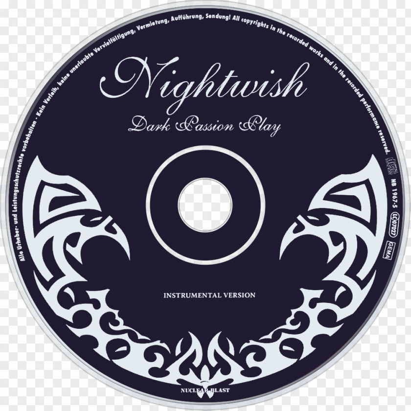 Compact Disk Disc Dark Passion Play Nightwish Angels Fall First Album PNG