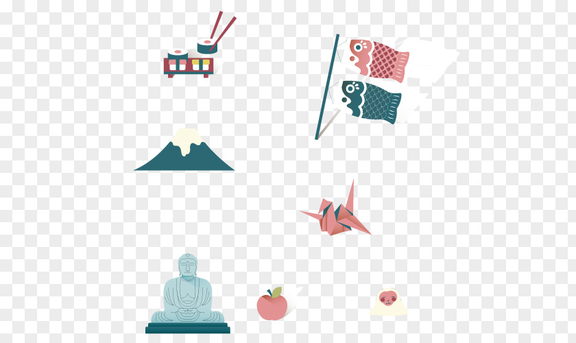 Japan Travel Mount Fuji Icon PNG
