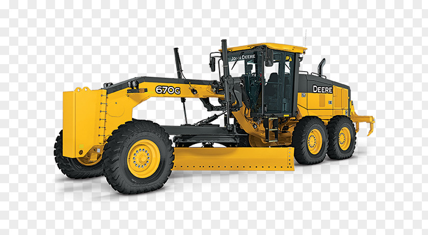 Motor Grader John Deere Caterpillar Inc. Heavy Machinery Excavator PNG