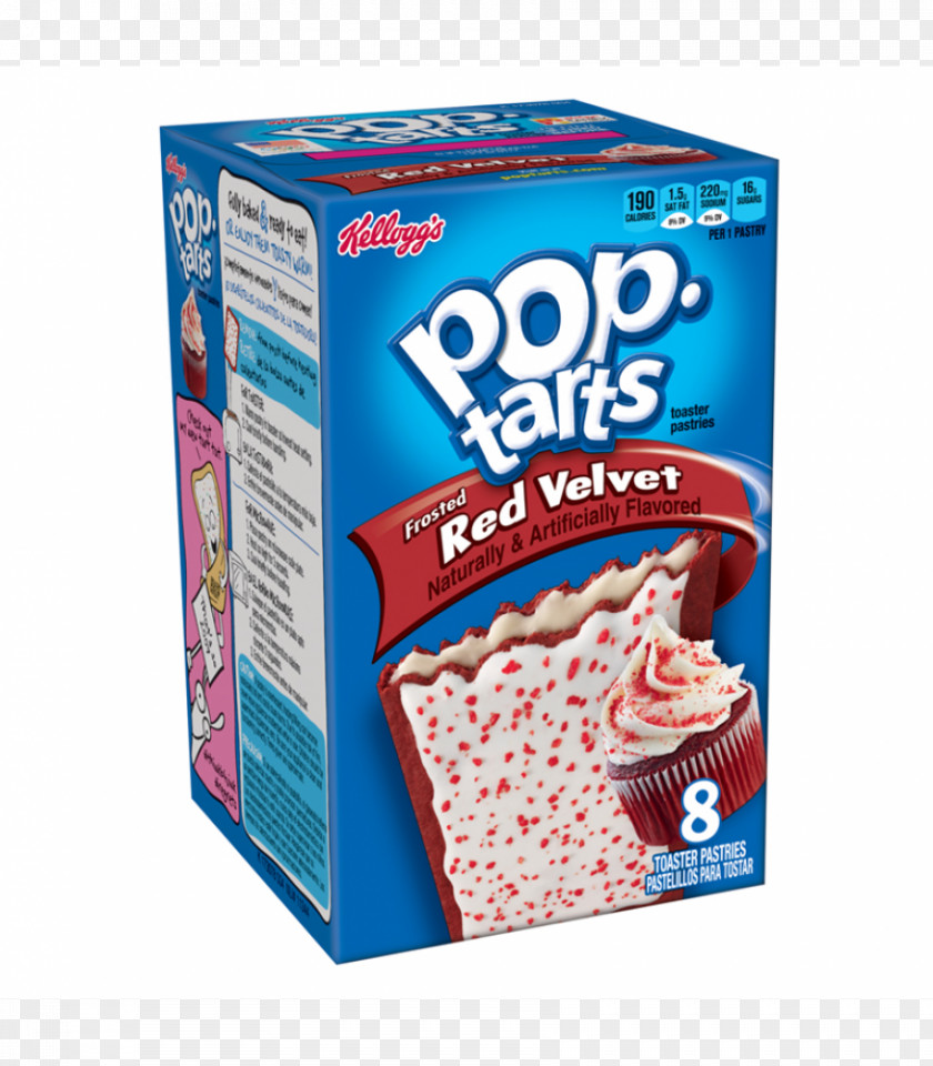 TART Red Velvet Cake Frosting & Icing Kellogg's Pop-Tarts Frosted Chocolate Fudge Toaster Pastry PNG