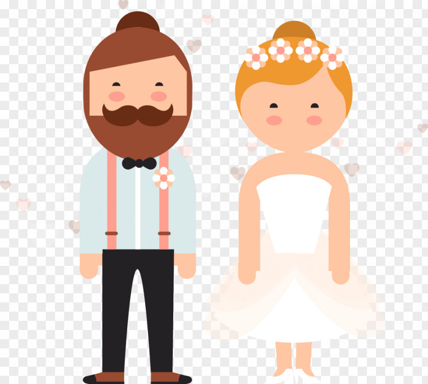 Vector Illustration Wedding PNG