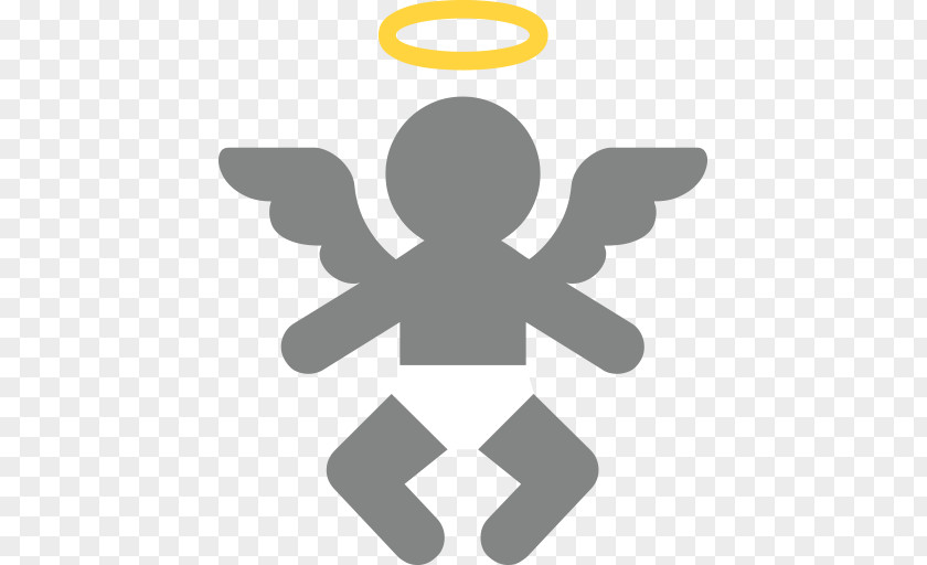 Angel Baby Emoji Symbol SMS Text Messaging PNG