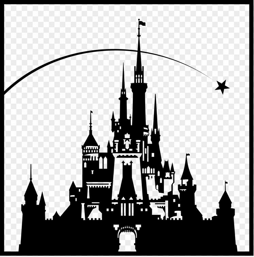 Castle Silhouettes Cliparts Magic Kingdom The Walt Disney Company Cinderella Studios Pictures PNG
