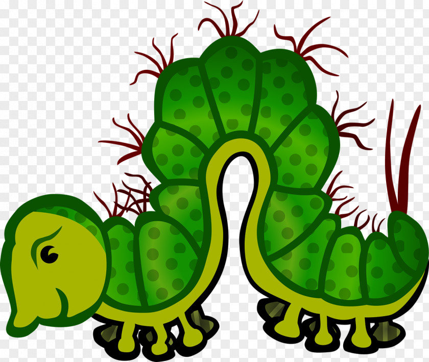 Crawling Caterpillar Insect Clip Art PNG